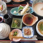 和食ダイニング田田 - 麦とろ御膳(梅)　1380円　2015.09.30 