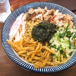 良温 - 生海苔まぜそば(850円)大盛