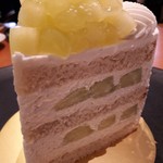 パティスリー SATSUKI - エクストラスーパーメロンショートケーキ