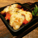 Grilled potato and mentaiko with cheese