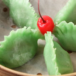 西安刀削麺酒楼 - 野菜のみのヘルシー翡翠餃子