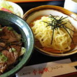 幸福駅 - ステーキ丼セット
