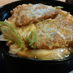 手打そば 勘助 - 「かつ丼セット」の　玉子かつ丼