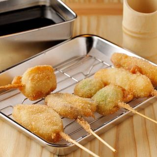 40種類以上！牛脂100％使用の◆新感覚◆モチモチ【串カツ】