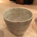 Yakitori Toriichi - 黒糖焼酎「朝日」450円也。