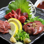 Assorted sashimi