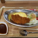 ボルガ食堂 - あとがけデミグラ ボルガライス