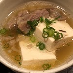 なお季 - 牛すじ豆腐の付出し