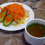 ネパールカリーサクラ - サラダとスープ