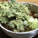 甲斐そば - 春菊天蕎麦 サクサク！