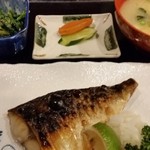 花のれん - 塩さば定食。