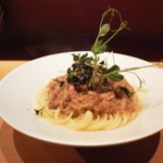 炭焼創作割烹 旬 - ツナクリーム生パスタ５４０円（税込）