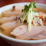 Menshoujimbou - お魚あっさりラーメン 肉増し＠税込830円