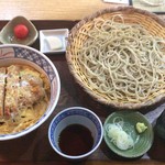 蕎心 - カツ丼セットのもり1400円