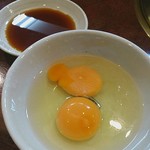 肉料理 大森 - たっぷり卵が好きなので卵2個にw