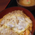 甲州屋 - 相方のカツ丼です。