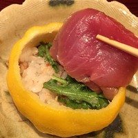 鉄板焼き いわ倉 - 柚子の香りが爽やか