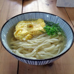 手打ちうどん ぶれーど・う - かけうどんｗｉｔｈ出汁巻き玉子