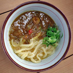 手打ちうどん ぶれーど・う - キーマカレー釜玉小