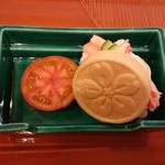 蓬左茶寮 - スペシャリテ：加藤農園フルーツトマト きわめの最中