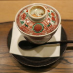 虎白 - 先付：葱 牛蒡 蕪 トリュフソース1