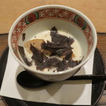 虎白 - 先付：葱 牛蒡 蕪 トリュフソース2