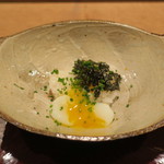 虎白 - お凌ぎ：キャビア 鵜玉 飯蒸し2