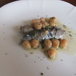 ラ クチーナ ヴェンティトレ - ひよこ豆といわし