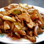 梅田軒 - 「ホルモン定食」のメイン