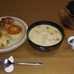 ぱんやベッキー - 函館帰還後の朝食