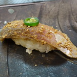 鮨松榮 - 胡麻鯖 セラノ・ペッパー