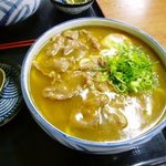 北山食堂 - 鉢入り★ジャンボカレーうどん