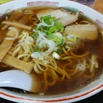 あっちっち	 - 料理写真:本中華太麺大盛り。