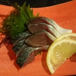 博多味処 灯 - サバ刺し￥800