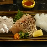 博多味処 灯 - 太刀魚、鰆炙り、水イカ