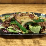Shunsai Sakedokoro Hiro - 牛肉とピーマンの甘辛炒め