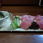 炭火焼 みや澤 - キハダマグロの造り