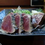 炭火焼 みや澤 - 鰹わら焼きタタキ(塩)