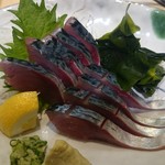 まわる寿司　博多魚がし - さば刺し￥800