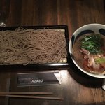 蕎麦ダイニング麻布 - 鴨南ざるそば