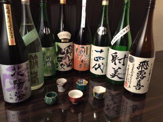 h Washoku Dainingu Jikishin - 日本酒色々