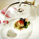 ロゼット - ホタテの前菜