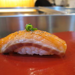 伊勢鮨 - ①サーモン(2018年2月)