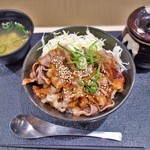 Kawaramachinikugekijou - 黒毛和牛カルビ丼（1280円）