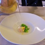 Kyo gastronomy KOZO - 今月のスープ（ホウボウ、菜の花）
