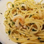 ハシヤ - 海老とイカ入りペペロンチーノ