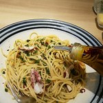 ハシヤ - オリオ・アル・ペペロンチーノを掛ける