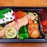 菱膳 - 料理写真:2018年2月末まで。「冬の吹き寄せご飯重」