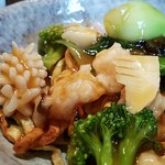 中国名菜 露天 - 海鮮と野菜のあんかけ焼きそば