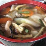 マルカンビル大食堂 - ひっつみ汁…具沢山です♪